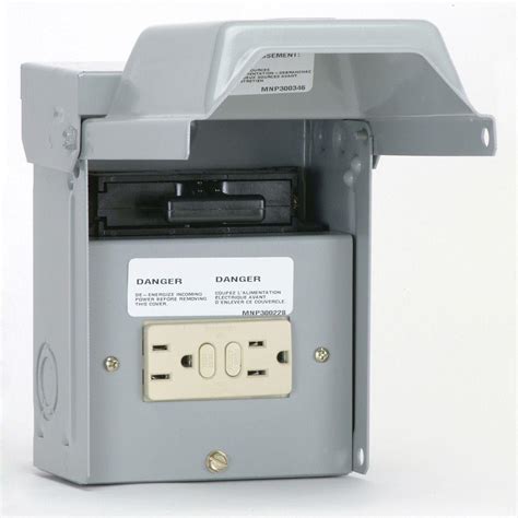 home depot electrical disconnect box